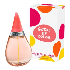 Agatha Ruiz de la Prada Perfume - Gotas de Color, Eau de Toilette pour Femme, Parfum Floral Fruité avec Orange, Pomme, Jasmin et Rose