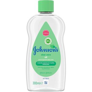 JOHNSON'S Huile d'Aloe Vera pour Bébé 300 ml