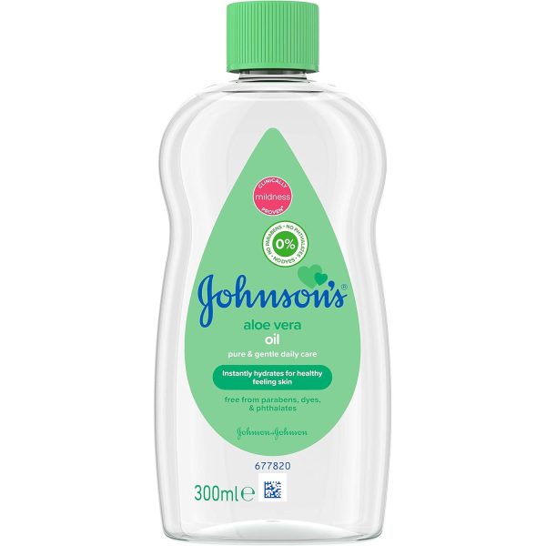 JOHNSON'S Huile d'Aloe Vera pour Bébé 300 ml
