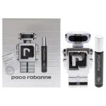 Paco Rabanne Phantom, coffret cadeau 2 pièces, vaporisateur EDT de 3,4 oz, vaporisateur EDT de 0,68 oz