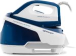 Orbegozo VP 8600 Centre de repassage à vapeur et à sec, 2 modes de fonctionnement, mode autonettoyant, régulateur de température, réservoir d'eau amovible 2 L, 2400 W, blanc et bleu – Image 3