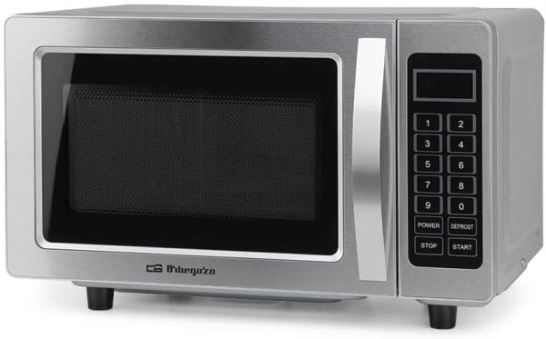 Orbegozo MI 2580 PR micro-ondes professionnel 25 litres 1000W Cavité intérieure en acier inoxydable