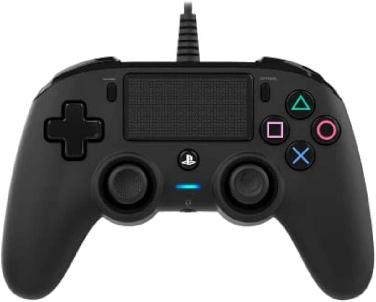 NACON Manette filaire compacte pour Playstation 4 - Accessoires de jeux vidéo (Manette de jeu, PlayStation 4, Analogique/Numérique, Share, Avec fil, Noir) – Image 3