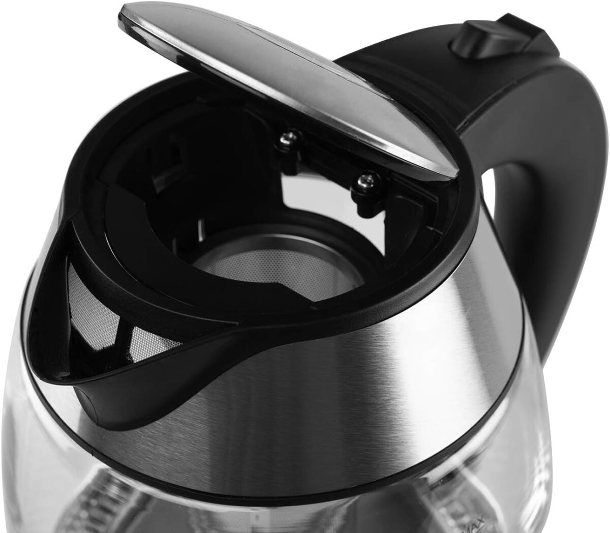Orbegozo KT 6040 Bouilloire avec Passoire, Verseuse en Verre Amovible, Poignée à Froid, Éclairage LED, Sans BPA, 2200W – Image 6