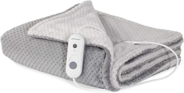 Orbegozo MAH1750 Couverture Thermique, 3 Niveaux de température, Chauffage Rapide, Protection Contre la surchauffe, arrêt Automatique, 170 x 100 cm, 120 W, 47,00