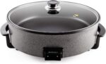 Orbegozo PZ 8100 Pot électrique avec couvercle en verre, revêtement antiadhésif, thermostat réglable, diamètre 40 cm, 1500 W – Image 3