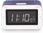 BIGBEN Radio-Réveil Enfant avec Grands Chiffres Design USA, Rouge, 16 x 10 x 9 cm – Image 3
