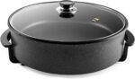 Orbegozo PZ 8100 Pot électrique avec couvercle en verre, revêtement antiadhésif, thermostat réglable, diamètre 40 cm, 1500 W – Image 2