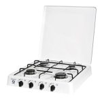 ORBEGOZO FO 4550 Cuisinière à Gaz 4 Brûleurs Blanc 51x56cm Gaz Butane