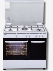 Cuisinière à gaz 5 feux rommer