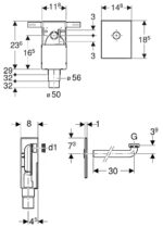 Siphon à encastrer – Image 2