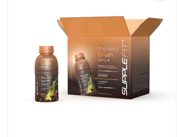 Supplefit
MYVERA CRUSH Keto + | Complément alimentaire avec caféine et édulcorants en bouteille unidose de 285 ml (6 bouteilles) - 1710 ml

Code produit: INTA005-06