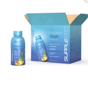 Supplefit
MYVERA CRUSH Man + | Complément alimentaire en bouteille unidose de 285 ml (6 bouteilles) - 1710 ml

INTA003-06