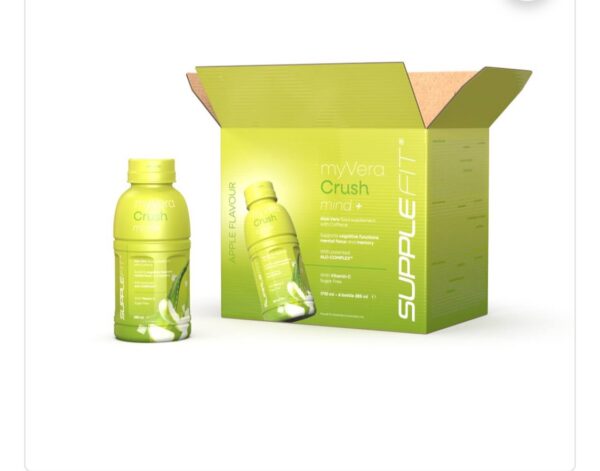 Supplefit
MYVERA CRUSH Mind + | Complément alimentaire en bouteille unidose de 285 ml (6 bouteilles) - 1710 ml

INTA002-06