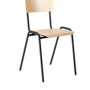Chaise pour collectivités - empilable - L 385 x P 390 x H 490 mm