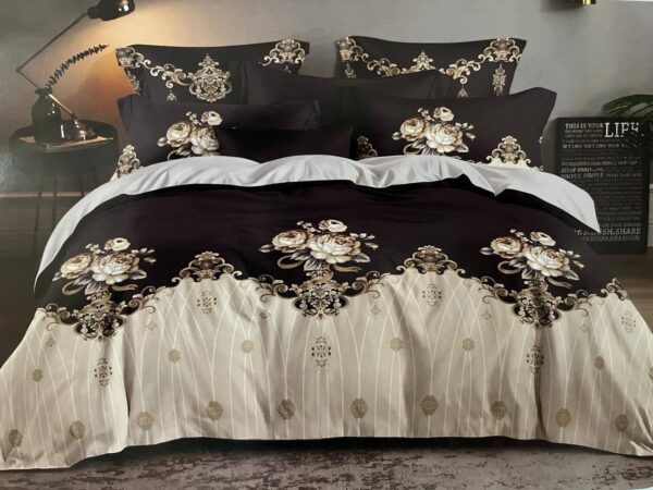 ENSEMBLE - COUETTE-BADSHET HOUSSE - TAIES D'OREILLER 4 PIÈCES -différents motifs – Image 2