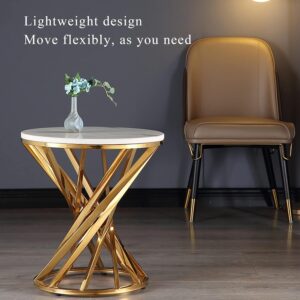 Table d'appoint - Table d'appoint Basse, en Acier Inoxydable