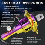 H7 Canbus LED Headlight Bulbs High Low Beam Light 70W 10000LM Bright Lamps