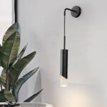Applique murale design led avec abat-jour doré light – Image 2