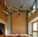 Lampe LED - suspendue en aluminium au design moderne, luminaire décoratif d'intérieur – Image 3