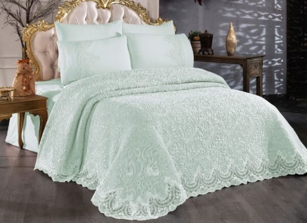 parure de lit -  couvre-lit matelassé avec  taies d'oreiller – Image 2
