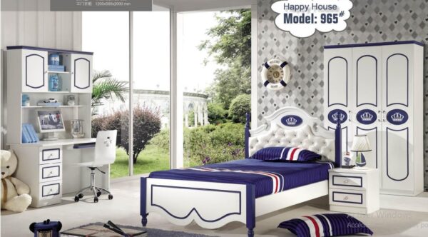 Chambre d'enfant écologique Cappellini anti-rayures, blanche