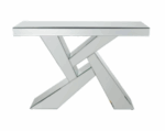 Table Console Miroir de Luxe – Finition Diamant Écrasé – Image 2