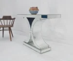 Miroir biseauté et incurvé - Console Sofa Table – Image 3