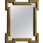 Gold Miroir grand et décoratif
