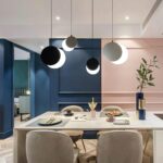 GUOGUOSM Nordic Chambre Chevet Crescent Pendentif Lumières Moderne Minimaliste Design Créatif Luminaires Suspendus Restaurant Bar Lustre LED À Tête Unique – Image 4