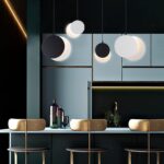 GUOGUOSM Nordic Chambre Chevet Crescent Pendentif Lumières Moderne Minimaliste Design Créatif Luminaires Suspendus Restaurant Bar Lustre LED À Tête Unique – Image 2