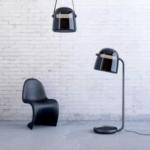 Lampe sur pied en verre au design nordique moderne, luminaire décoratif d'intérieur – Image 4