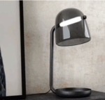 Lampe sur pied en verre au design nordique moderne, luminaire décoratif d'intérieur