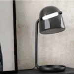 Lampe sur pied en verre au design nordique moderne, luminaire décoratif d'intérieur