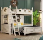 Lit haut et bas, lit superposé mère et enfant, lit superposé enfant, lit enfant adulte à deux étages, lit superposé supérieur et inférieur, adultes – Image 5