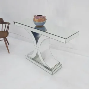 Miroir biseauté et incurvé - Console Sofa Table