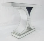 Miroir biseauté et incurvé - Console Sofa Table – Image 2
