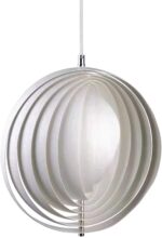 Suspension nordique moderne - rotative en forme de lune, hauteur réglable, personnalité créative - lustre rond  pour bar, salle à manger, chambre à coucher,