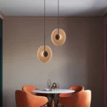 Suspension led nordiques en verre créatif – Image 4
