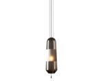 Suspension en verre SweAtz – Luminaire suspendu moderne, mini lustre décoratif, lampe suspendue réglable pour îlot de cuisine, salle à manger ou chambre
