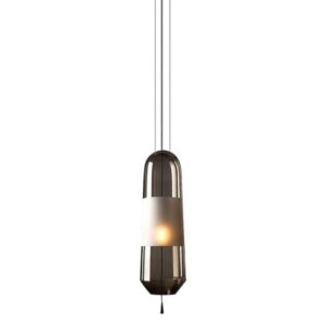 Suspension en verre SweAtz – Luminaire suspendu moderne, mini lustre décoratif, lampe suspendue réglable pour îlot de cuisine, salle à manger ou chambre