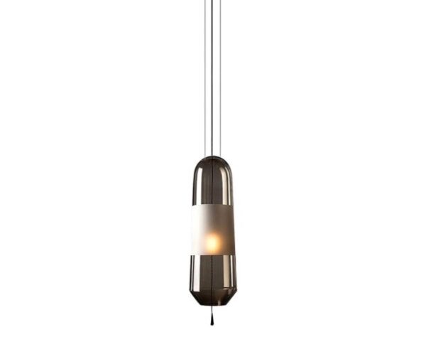 Suspension en verre SweAtz – Luminaire suspendu moderne, mini lustre décoratif, lampe suspendue réglable pour îlot de cuisine, salle à manger ou chambre