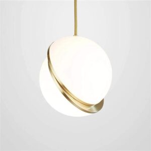 Lampe Suspendue Nordique Moderne Simple - Creative Hémisphère Lustre Ball
