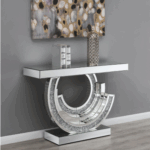 Table de console en argent multidimensionnel – Image 5