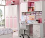 Une chambre de fille rose classique  chambre  spacieux – Image 3