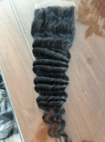 cheveux indiens bruts meilleure qualité fermeture cheveux  4X4 fermeture en dentelle – Image 3