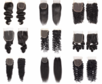 cheveux indiens bruts meilleure qualité fermeture cheveux  4X4 fermeture en dentelle – Image 2