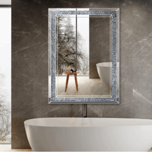 Miroir Mural Diamant Vintage, Miroir Antique Rectangulaire
