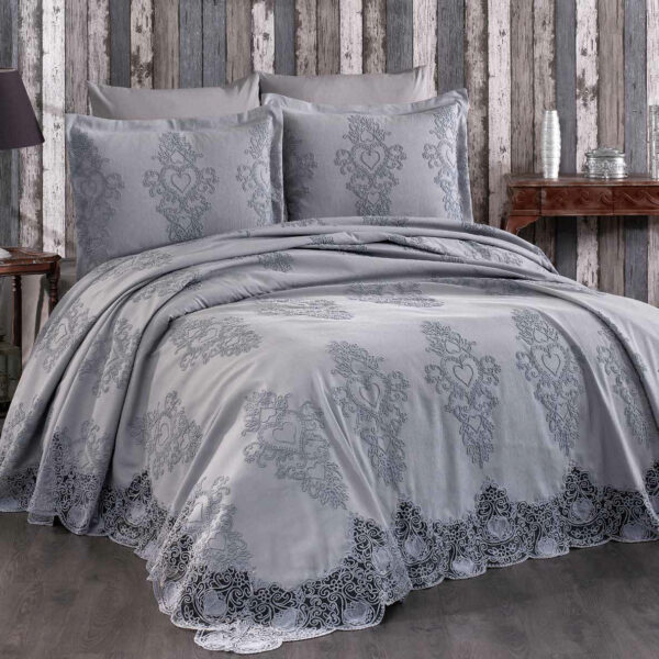 Loretta – Ensemble piqué de luxe Ensemble Drap et taie D'oreiller – Image 3