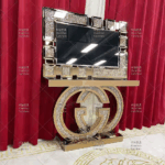 Consoles modernes en miroir, prix d'usine élégant, meubles de salon de haute qualité, Table de Console avec miroir – Image 3